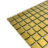 Мозаика Marble Mosaic Sharm Gold стекло 30х30 см глянцевая чип 23x23 мм, золотой-oro-gold