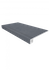 Комплект (Ступень LN04 (33x120) непол. (прямоугол. бортик) + Подступенок (14,5x120)) матовый 39611