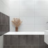 Настенная плитка Carnaval Grey 31.5x63 Керлайф глянцевая, рельефная (структурированная) керамическая 929686