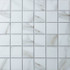 Мозаика Calacatta Gold-48 керамогранит 30.6х30.6 см матовая чип 48х48 мм, белый, золото