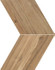 Декор Etic Rovere Venice Chevron A+B AWV7 35x34,5 , м2 керамогранит