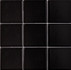Мозаика Black Matt (MH80110) 30х30 керамогранит матовая чип 97х97 мм, черный С0005250