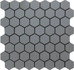 Мозаика Mk.Hex.SyrosWhite 29.7х28.5 керамогранит матовая, серый