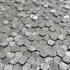 Мозаика Marble Mosaic Gravity Aluminium 3D Hexagon Metal алюминий 29.6х30.5 см чип 8х14 мм, серебро-silver