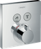 Термостатический смеситель Hansgrohe ShowerSelect для душа на 2 потребителя (внешняя часть)