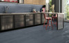 Керамогранит Enya Blue Ocean Slim Rect 60x120 Azulev матовый универсальная плитка 81074