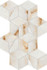 Мозаика Marvel Diva Ice Crystal Mosaico Hex Lapp. 23.3х40.3 керамогранит Atlas Concorde Italy полированная, бежевый AYLP