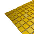 Мозаика Marble Mosaic Arabia Gold стекло 30х30 см глянцевая чип 23x23 мм, золотой-oro-gold