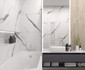 Керамогранит Golden White Statuario 60х120 Полированный Laparet универсальная плитка х9999282573