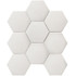 Мозаика Керамическая Hexagon Big White Matt Antid (JFQ51011) 256х295х6