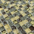 Мозаика Marble Mosaic Amazing стекло 30х30 см глянцевая чип 15x15 мм, золотой-oro-gold