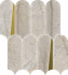 Мозаика Stellaris Elegant Silver Mosaico Elegant керамогранит 32.5х36.1 см Italon полированная, золотой-oro-gold, серый 620110000233