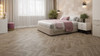 Кварцвиниловая плитка Alpine Floor ECO 20-3 Дуб Натуральный Отбеленный Chevron 43 класс 555х127х2.5 мм (ламинат)