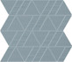 Мозаика Aplomb Denim Mosaico Triangle 31,5x30,5 керамика матовая, синий A6ST