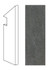 Плинтус Trust Titanium Battiscopa Sag.Dx керамогранит