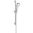 Душевой гарнитур Hansgrohe Croma Select S Vario, со штангой 65 см, белый/хром