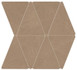 Мозаика Boost Natural Coral Mosaico Rhombus 36,7x33,8 керамогранит матовая, коричневый A7CT