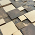 Мозаика Marble Mosaic Metal Bronze 30.5х30.5 см 3D чип 50x50/25x25 мм, bronze-бронза