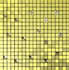 Мозаика Phoenix-4 самоклеящаяся алюминий+композитная основа 30.5х30.5 см глянцевая чип 15х15 мм, золотой