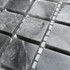 Мозаика Bonaparte Italy Grey - 15 slim (POL) мрамор 30.5х30.5 см полированная чип 15х15 мм, серый