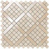 Мозаика Marvel Trav.Alabastrino Diagonal Mosaic керамика 30.5х30.5 см глянцевая, бежевый