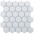 Мозаика Керамическая Hexagon small White Glossy (IDL1001) 271х282х6