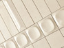 Настенная плитка Pop Ridge Tile Latte 6.5х25 Terratinta Sartoria глянцевая, рельефная (структурированная) керамическая SAPORI0162G