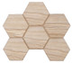 Мозаика SI03 Hexagon 25x28,5x10 неполированная керамогранит