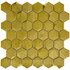 Мозаика Marble Mosaic Multishapes Hex нержавеющая сталь 30.5х30.5 см 3D чип 48х48 мм, золотой-oro-gold