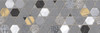 Декор Cemento Ash Crystal Dec 30х9 Gravita матовый керамический 78801868