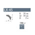 Карниз NMC LX-45 (B2)