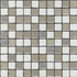 Мозаика Mixed № 100/409 (на сетке) 2.5x2.5 стекло 31.7x31.7