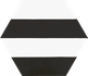 Керамогранит Hex. Porto Capri Black Codicer 22x25 матовый универсальный 58362