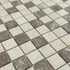 Мозаика Marble Mosaic Mix stone 5 Pol камень 30х30 см полированная чип 23х23 мм, бежевый, коричневый