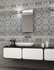 Декор Orly Blue 44,2x44,2 Realonda керамогранит сатинированный