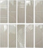 Декор Glow Decor Grey 5.2x16 Wow Glow глянцевый керамический 129190