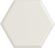 Настенная плитка Woodskin Bianco Heksagon Struktura A 17.1x19.8 матовая керамическая