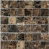 Мозаика KP-757 камень 29.8х29.8 см полированная чип 48х48 мм, бежевый, коричневый