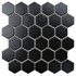 Мозаика Керамическая Hexagon small Black Matt (IDL4810) 272х282х6