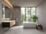 Настенная плитка Аляска Грэй 428 рельеф горизонтальный 32.5х100 Eurotile Ceramica керамическая