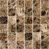 Мозаика 48x48 Dark Emperador Polished (JMST055) 305x305x4, натур. мрамор