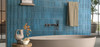 Настенная плитка Homey Stripes Blue Glossy 30x60 Piemme глянцевая, рельефная (структурированная) керамическая 5232