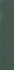Настенная плитка Plinto Green Gloss 10.7х54.2 DNA Tiles глянцевая керамическая 78803274