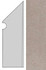 Плинтус Kone Pearl Battiscopa Sag.Dx. AUO6 7,2x30 шт керамогранит