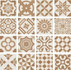 Декор Ribesalbes Antigua Decor Beige 20x20 матовый керамический