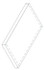 Ступень угловая Drift White Scalino Angolo Sx/Дрифт Вайт Лев. 33x60 антискользящая (grip), рельефная