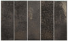 Керамогранит 32343 Bohemian Charcoal 6х18.6 Equipe глянцевый, рельефный (рустикальный) настенная плитка УТ-00066814