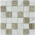 Мозаика Marble Mosaic Mix stone 2 Mat камень 30.5х30.5 см матовая чип 48х48 мм, серый, коричневый, белый