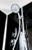 Душевая кабина Deto B09S Led black 90х90х220 см