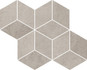 Мозаика Pure City Grys Romb Hexagon Mozaika керамогранитная 20.4x23.8